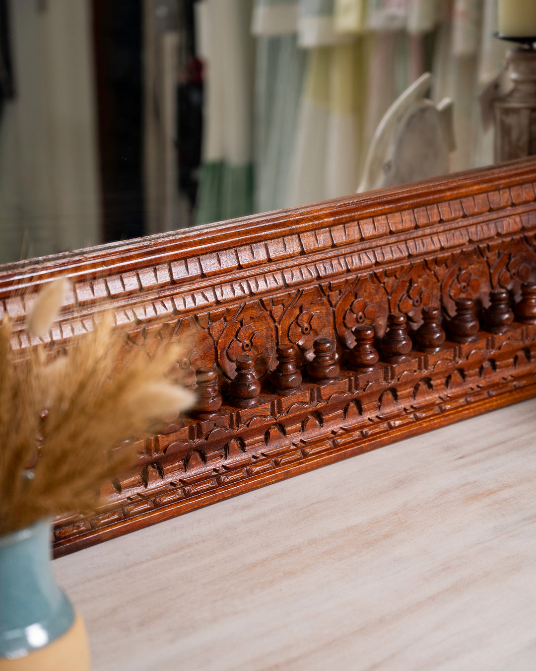 Alankar Mirror  - Walnut