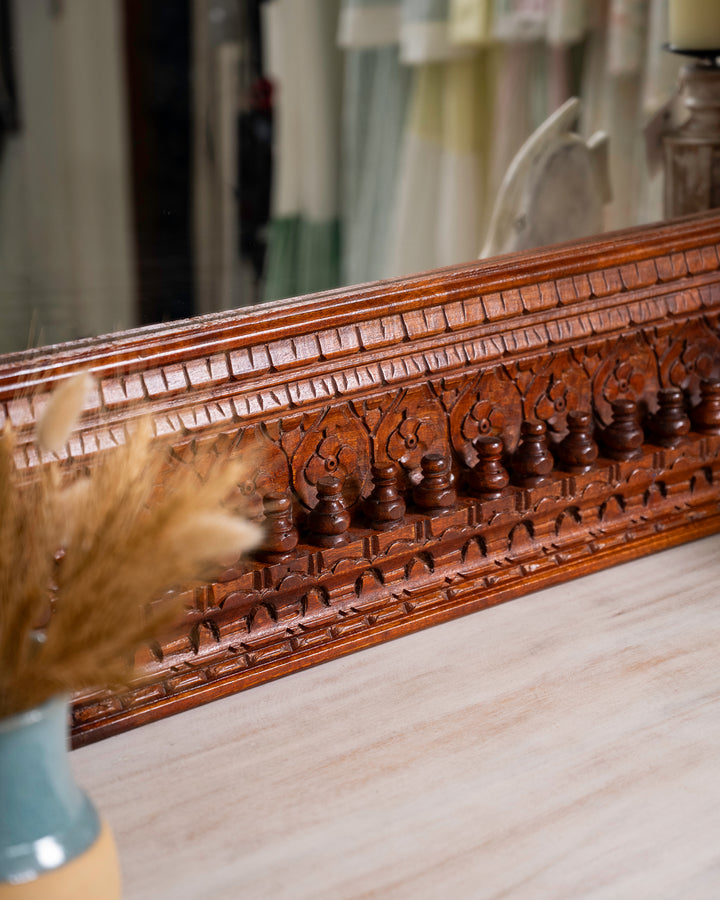 Alankar Mirror  - Walnut