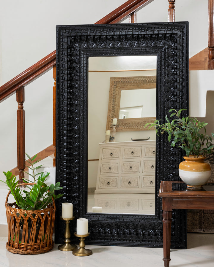 Alankar Mirror - Black
