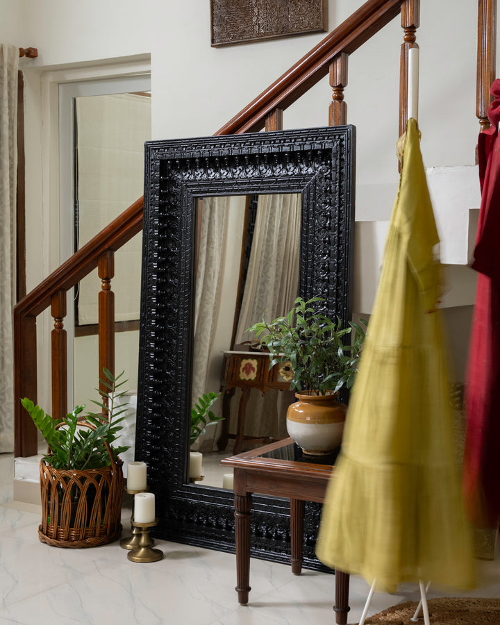 Alankar Mirror - Black