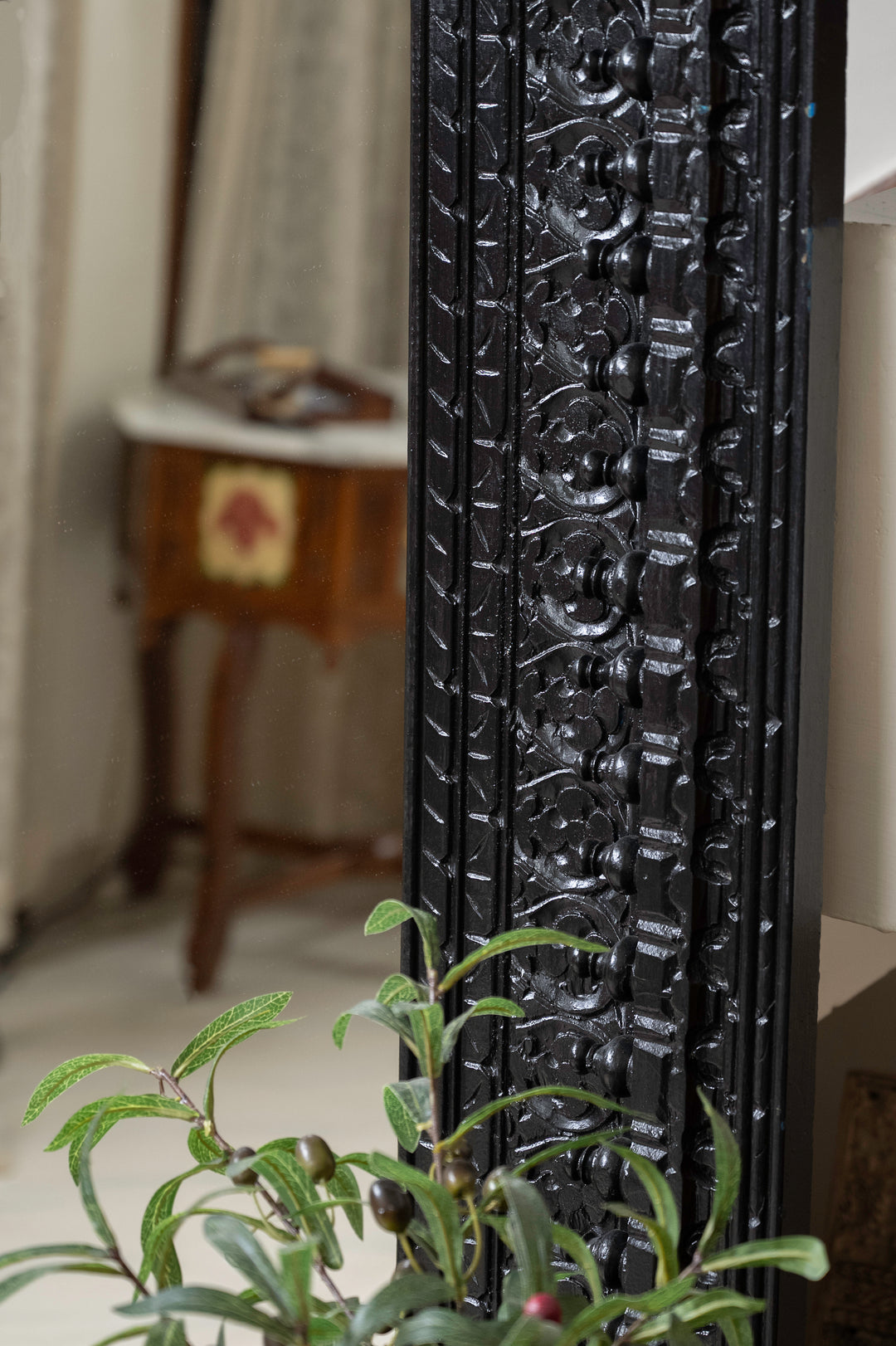 Alankar Mirror - Black