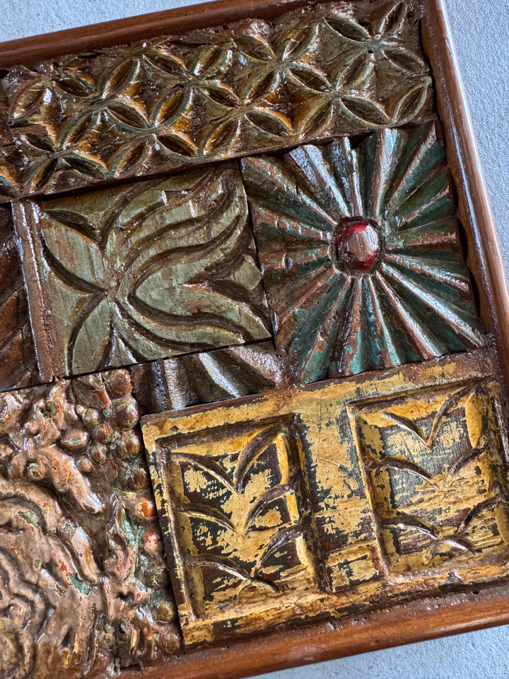 Wooden Wall Frame / Vintage Wall Panel