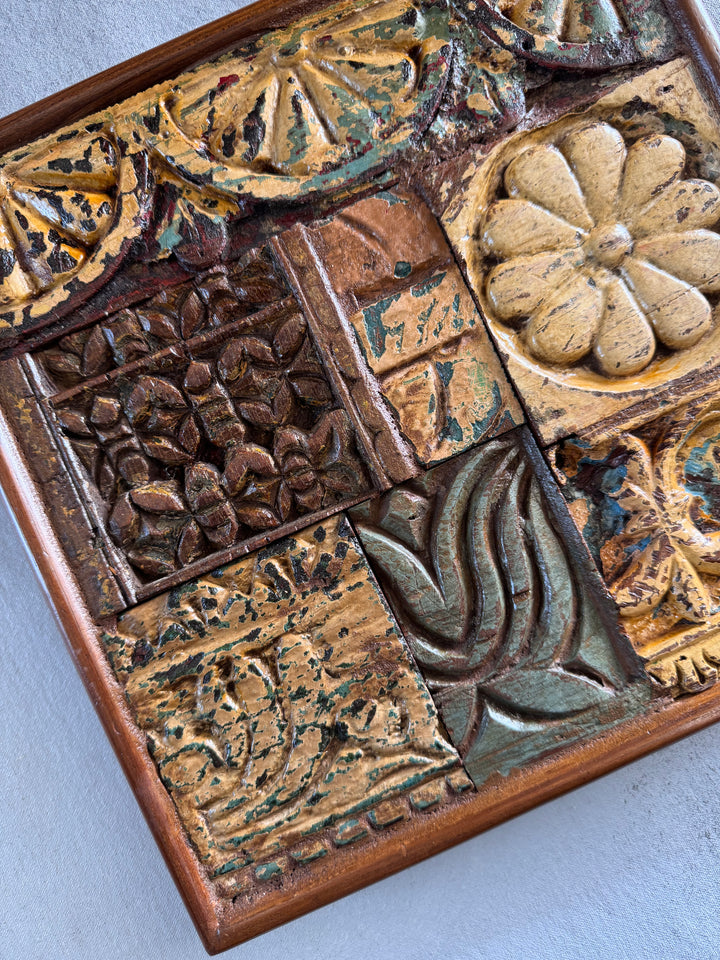 Wooden Wall Frame / Vintage Wall Panel