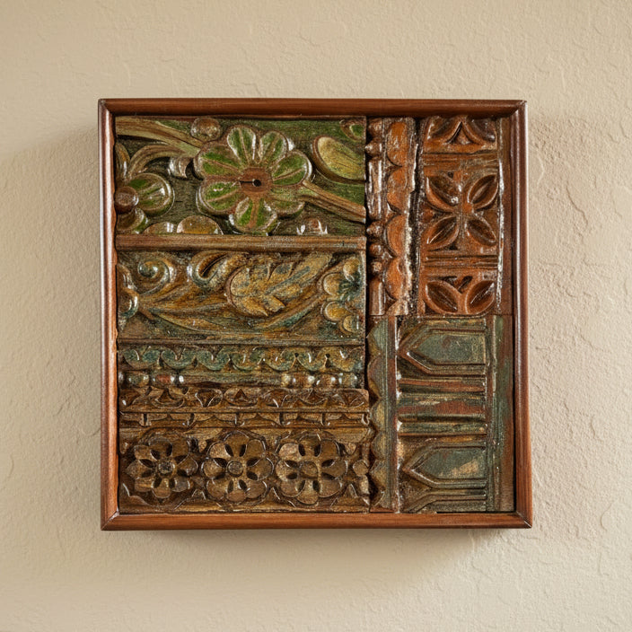 Wooden Wall Frame / Vintage Wall Panel