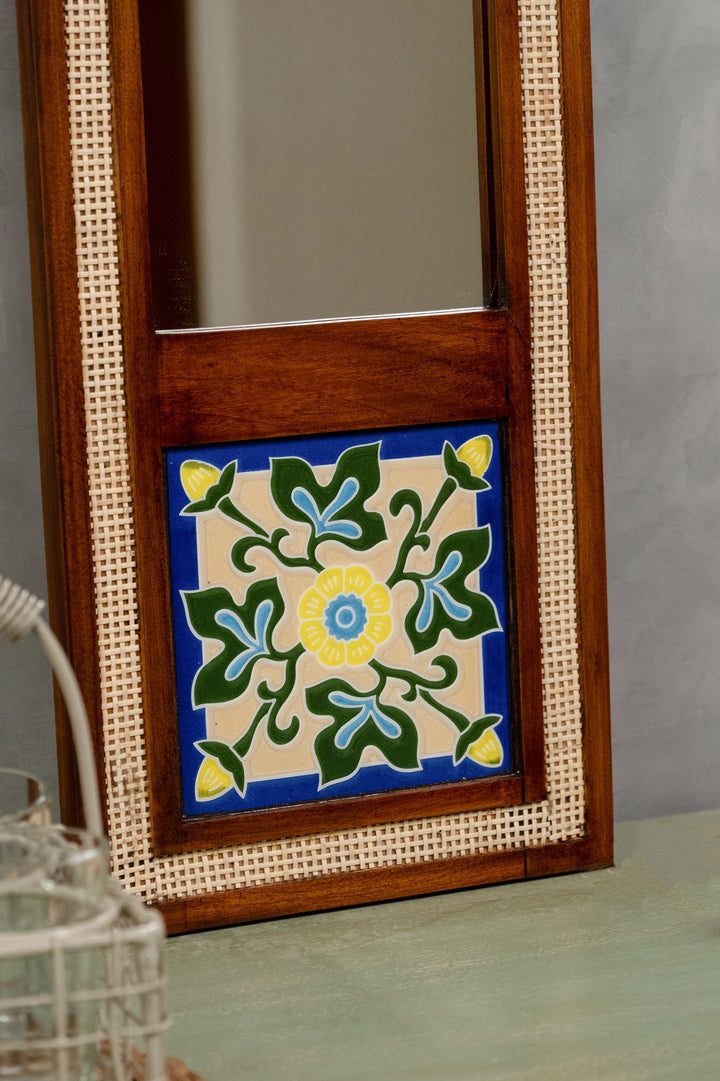 Aaina with Wicker, Tile & Blocks - Bluebell