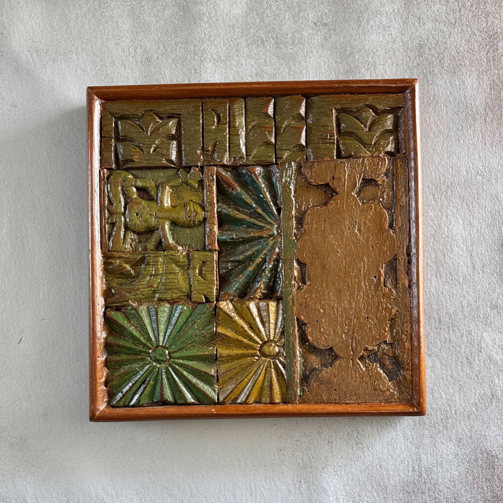 Wooden Wall Frame / Vintage Wall Panel