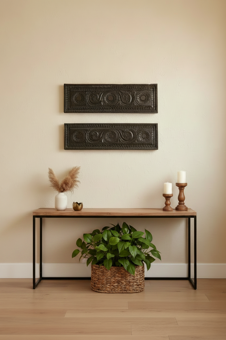 Vintage Wall Panel / Wooden Wall Frame