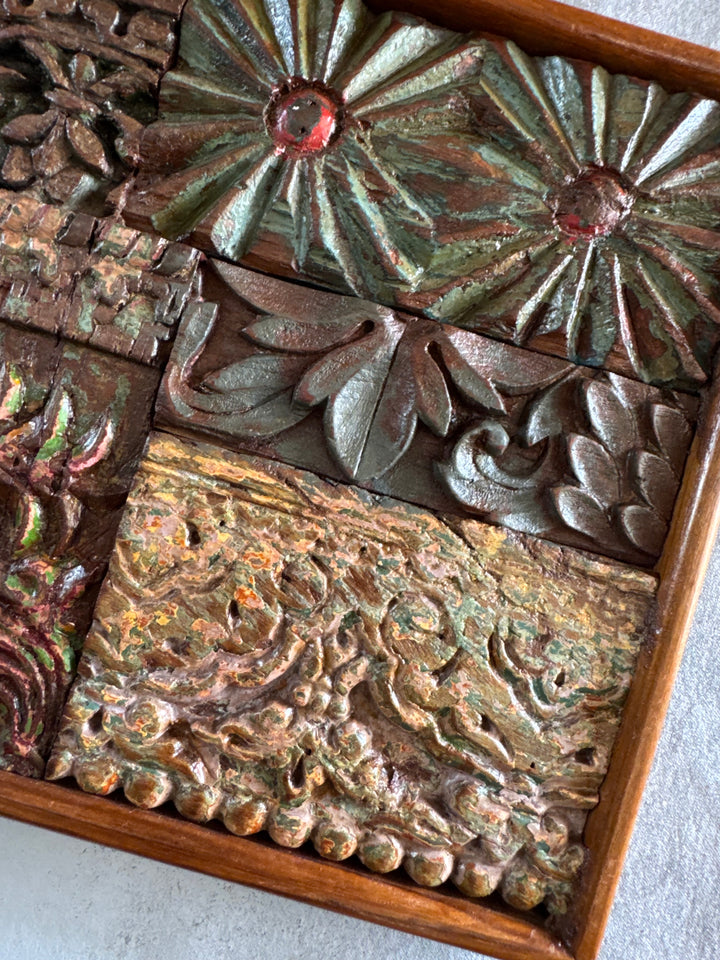 Wooden Wall Frame / Vintage Wall Panel