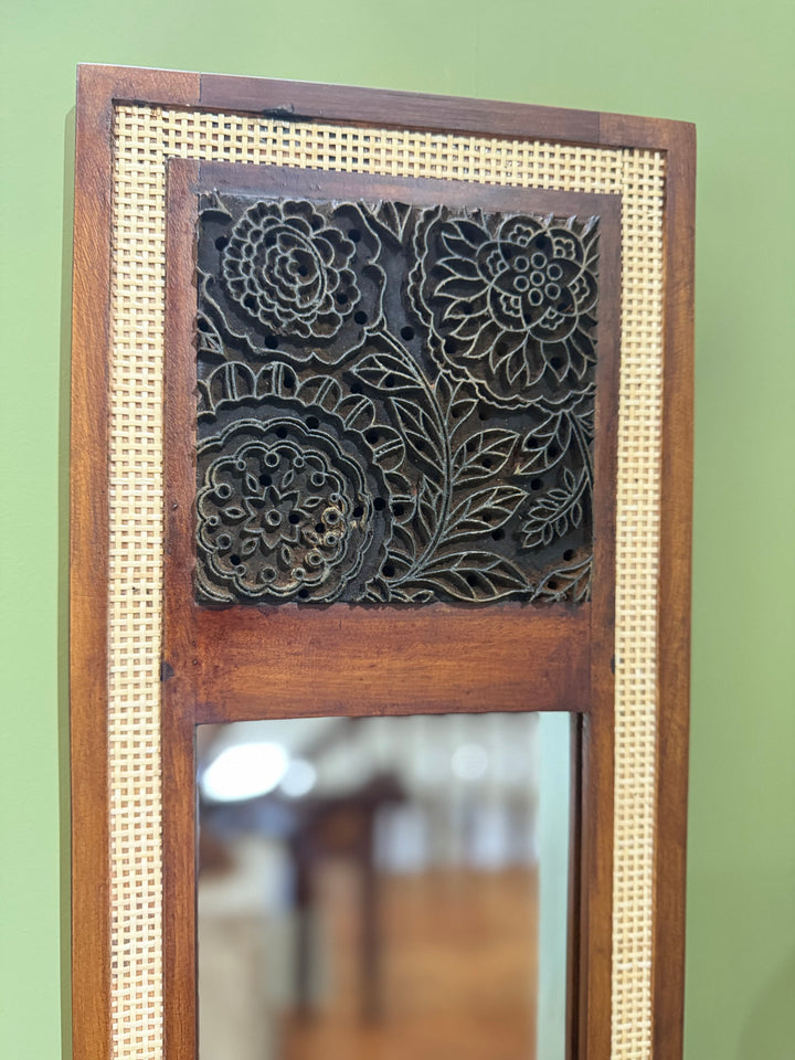 Aaina with Wicker, Tile & Blocks - Dahlia