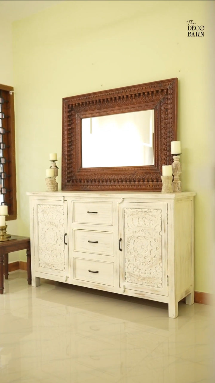 Alankar Mirror  - Walnut